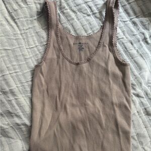 brandy melville tank with lace